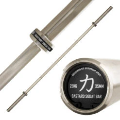 Bastard Squat Bar, 35mm/25kg – Vollständige Rändelung