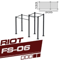 Riot FS-04 Single Cube Rig/Trainingsstation, 2.5m + 2m Verlängerung